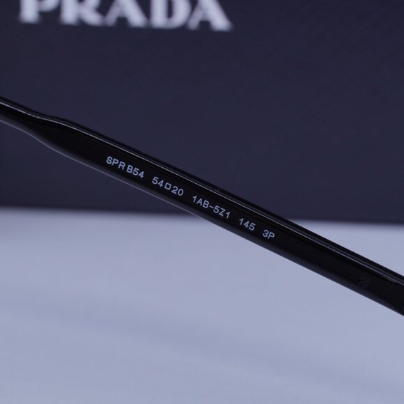 Prada PRB54S 1AB5Z1 Rectangle Sunglasses – Black - Picture 7 of 10